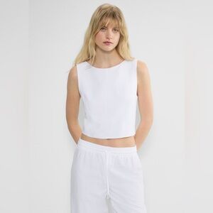 Aritzia Wilfred linen cavalier top